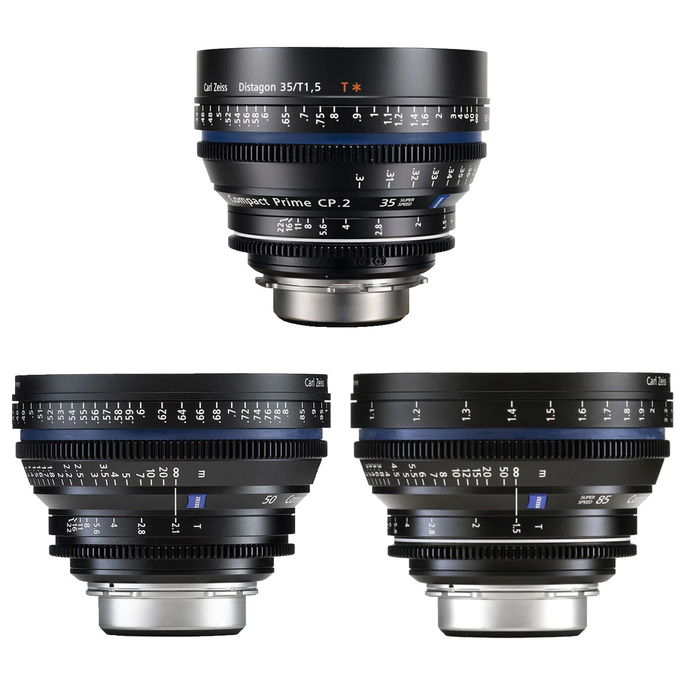 Carl Zeiss CP.2 Cine Prime Lens Kit Hire (EF Mount)