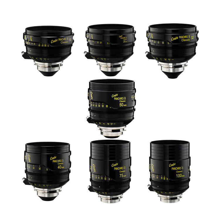Cooke Panchro/i Classic Lens Kit Hire (7x Lenses, PL Mount)