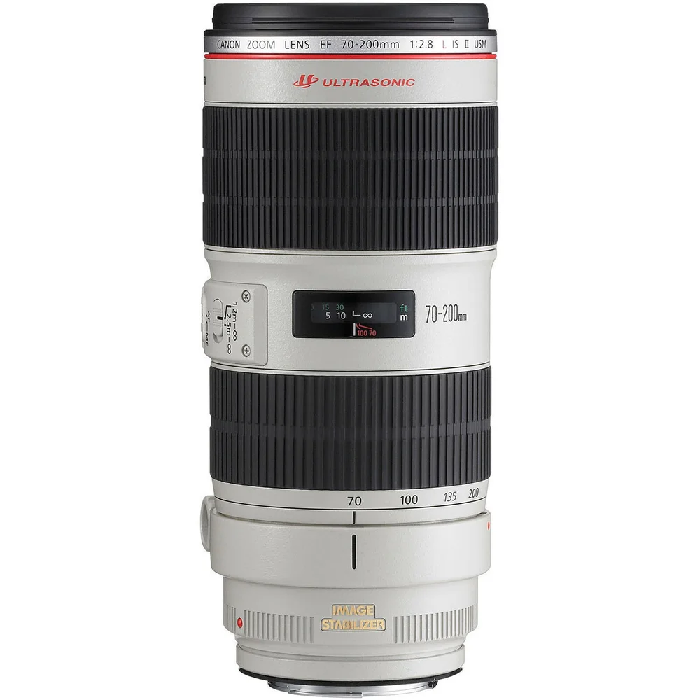 Canon EF 70-200mm II IS USM Lens Hire THE FRONT