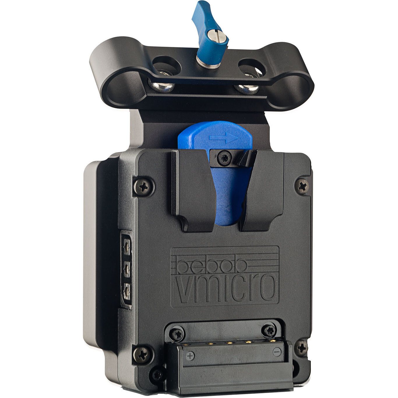 Bebob Factory GmbH Vmicro Battery Adapter for 15mm Rods (V-Mount) Hire