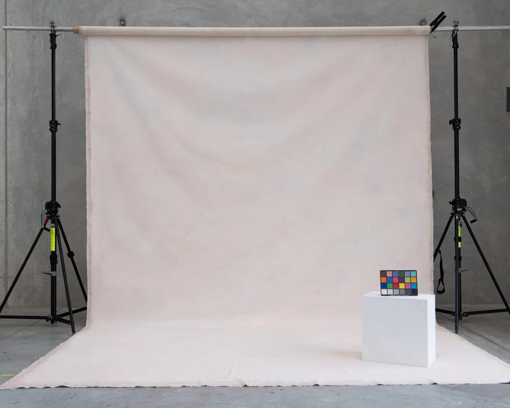 Schmidli Canvas Backdrop Hire - Beige, Light - 12’ x 20’ Catalogue #1147