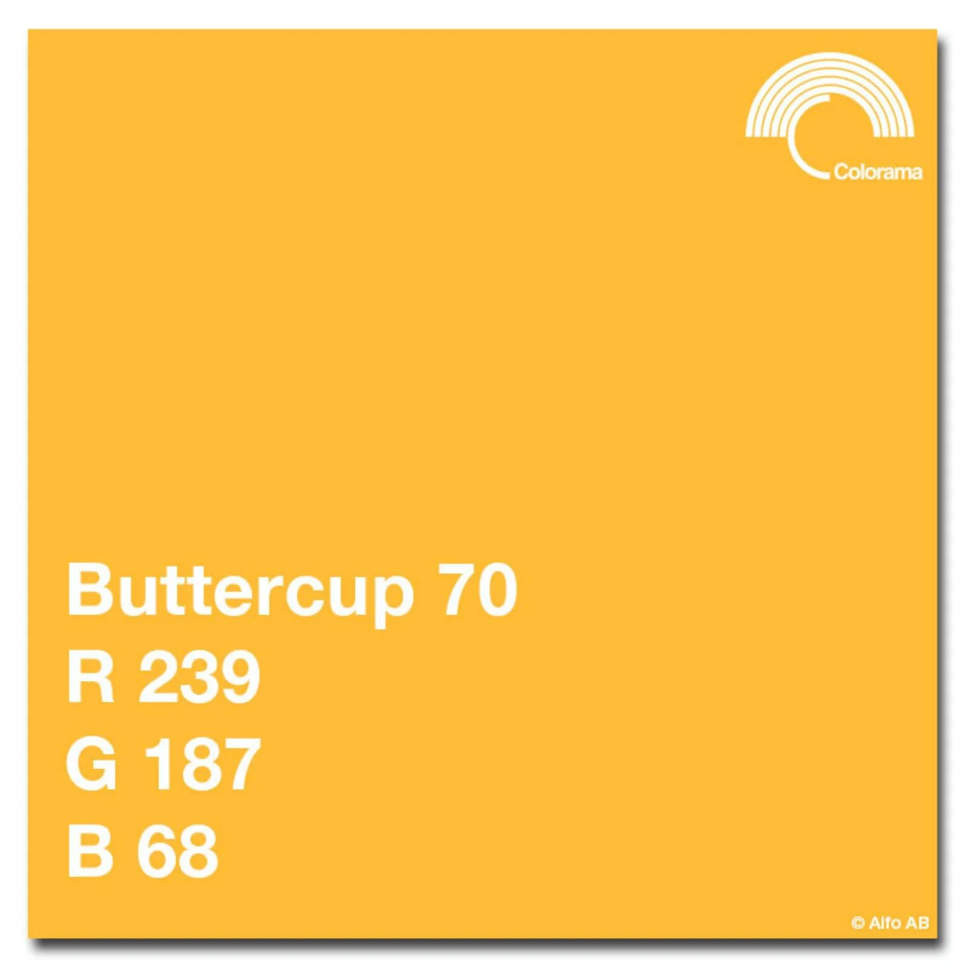 Colorama Seamless 9' Paper Roll - Buttercup 70