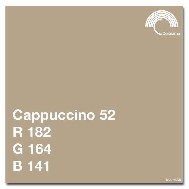 Colorama Seamless 9' Paper Roll - Cappuccino 52