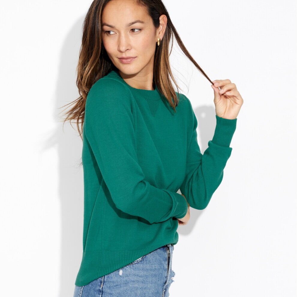 Sweater Sweatshirt - Jade Photo from Pact