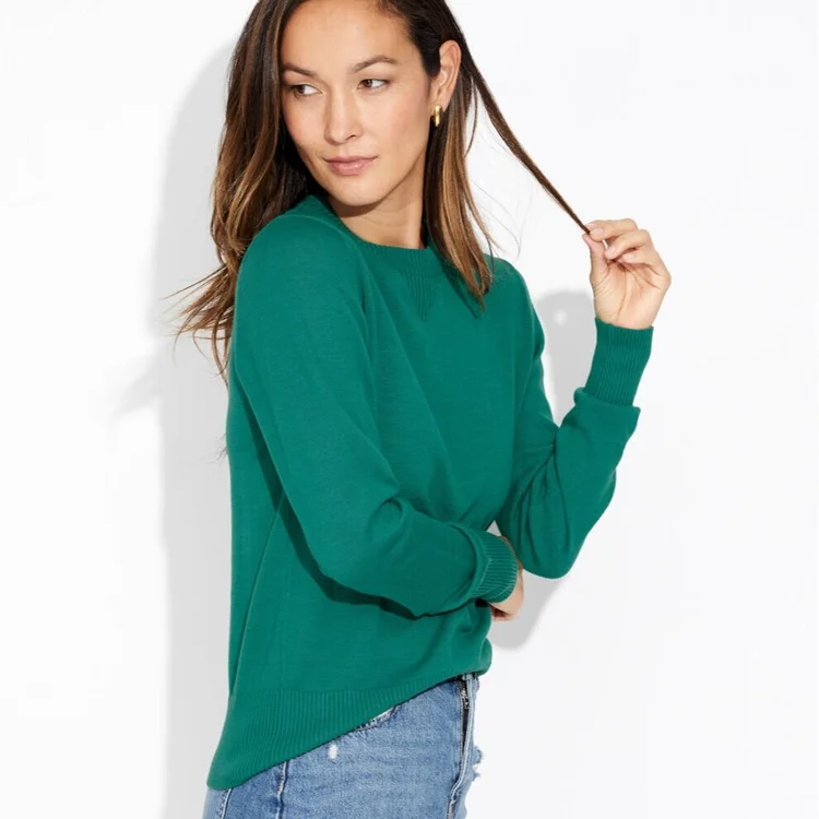 Sweater Sweatshirt - Jade Photo from  Pact