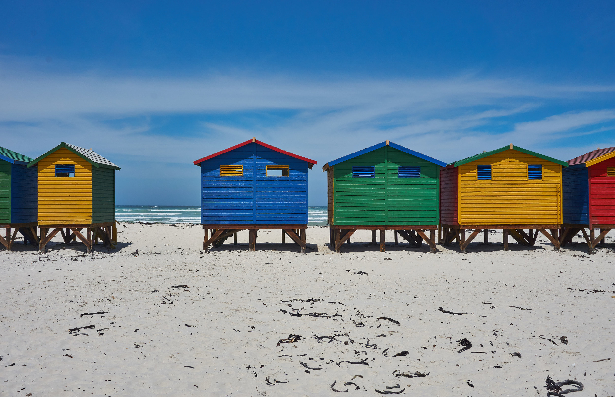 Colorful Houses, Muizenberg, South Africa