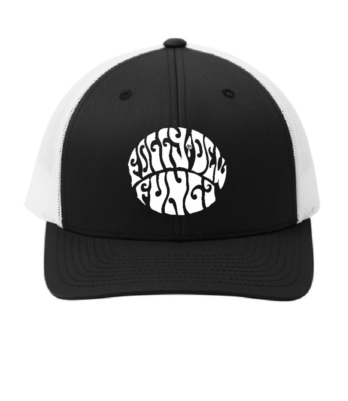 Black & White Trucker Hat.jpeg