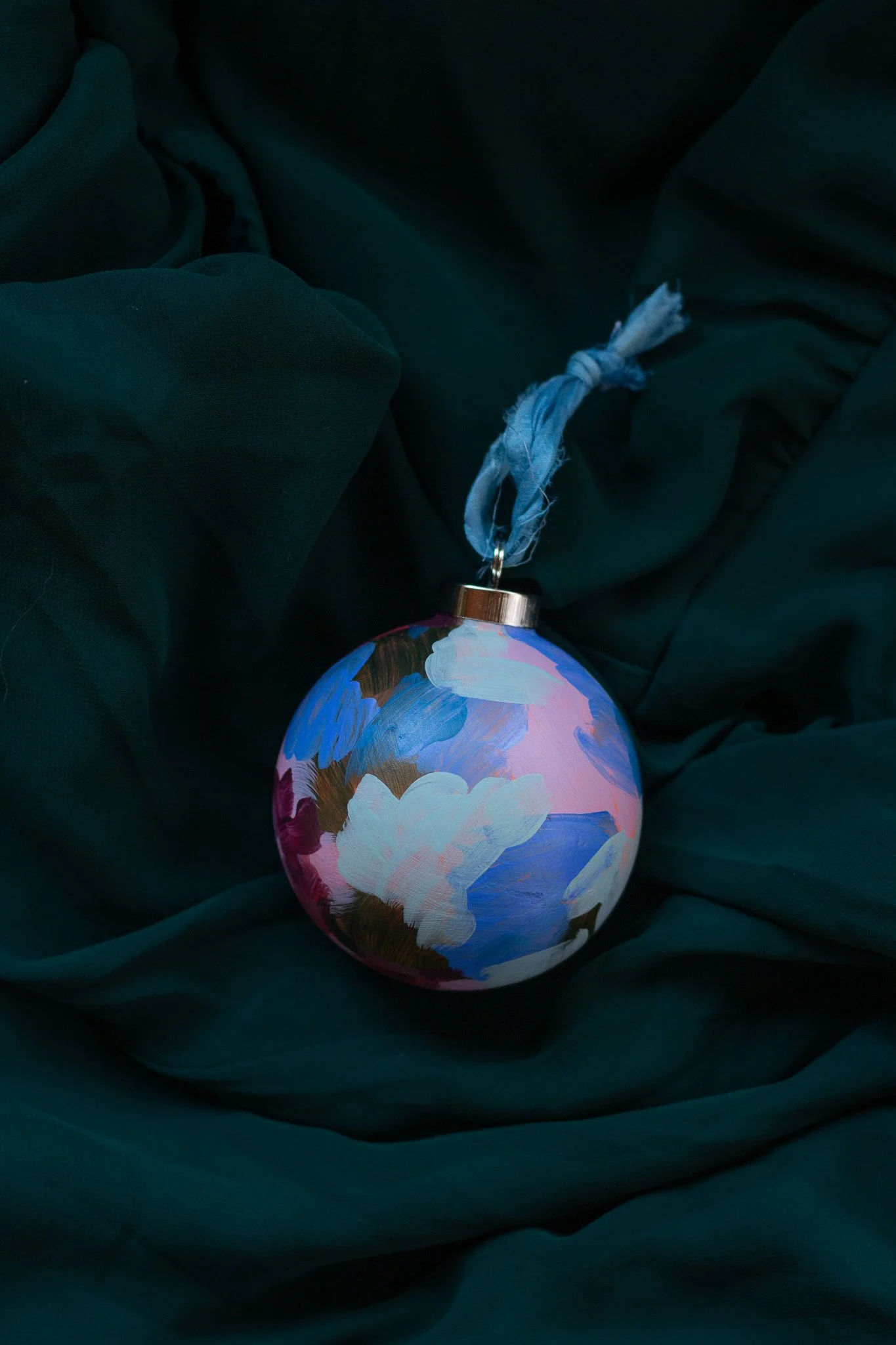 Ornament_round_hand painted_blue mulberry sky2.jpg
