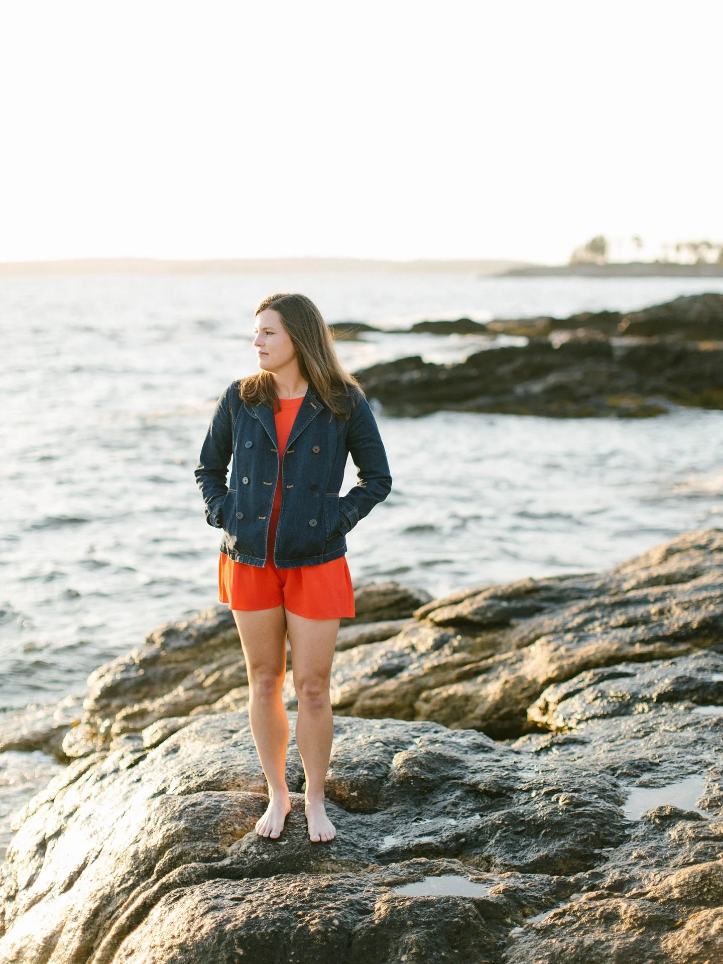Portrait of an artist in her new, most radiant era. 🌅 Last week, I got a haircut, and the experience was surreal. Five months ago, on the same day as my last haircut, my life underwent a tectonic shift. Years had been building to it, so it was shock