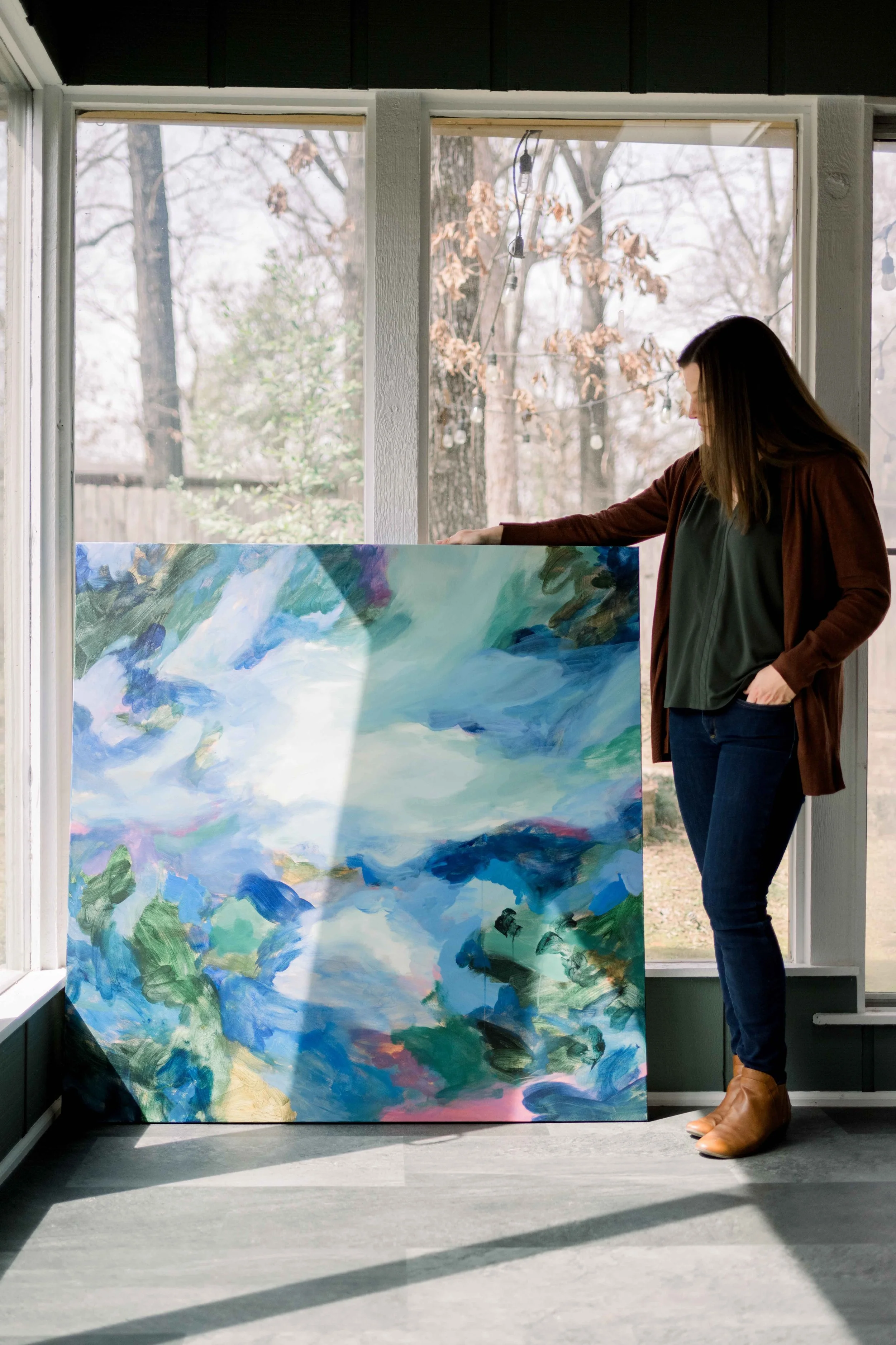 SK-181_Growth_blue and green abstract painting.jpg