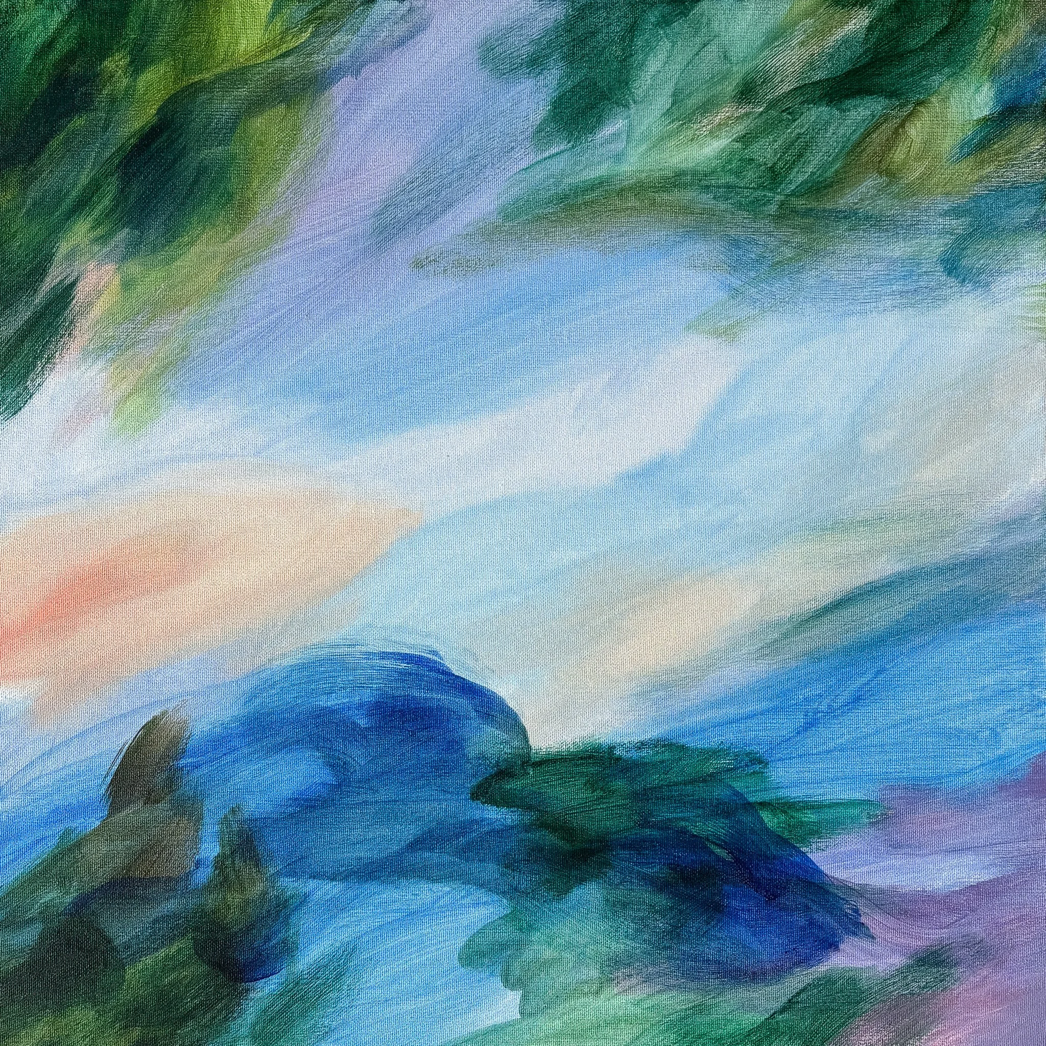 Safe Place_medium abstract blue and green painting on canvas.jpg