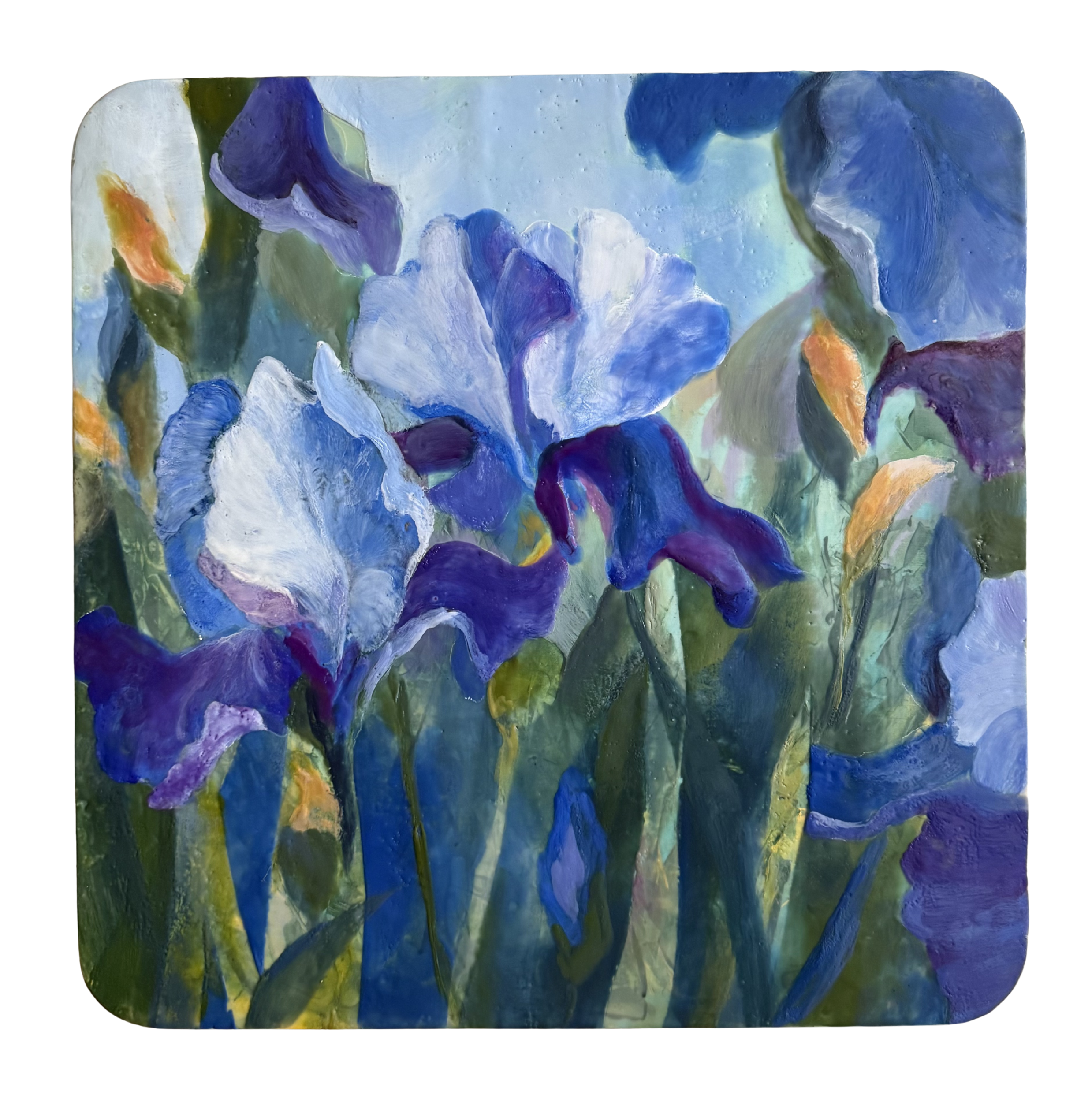 23x23 Blue Iris