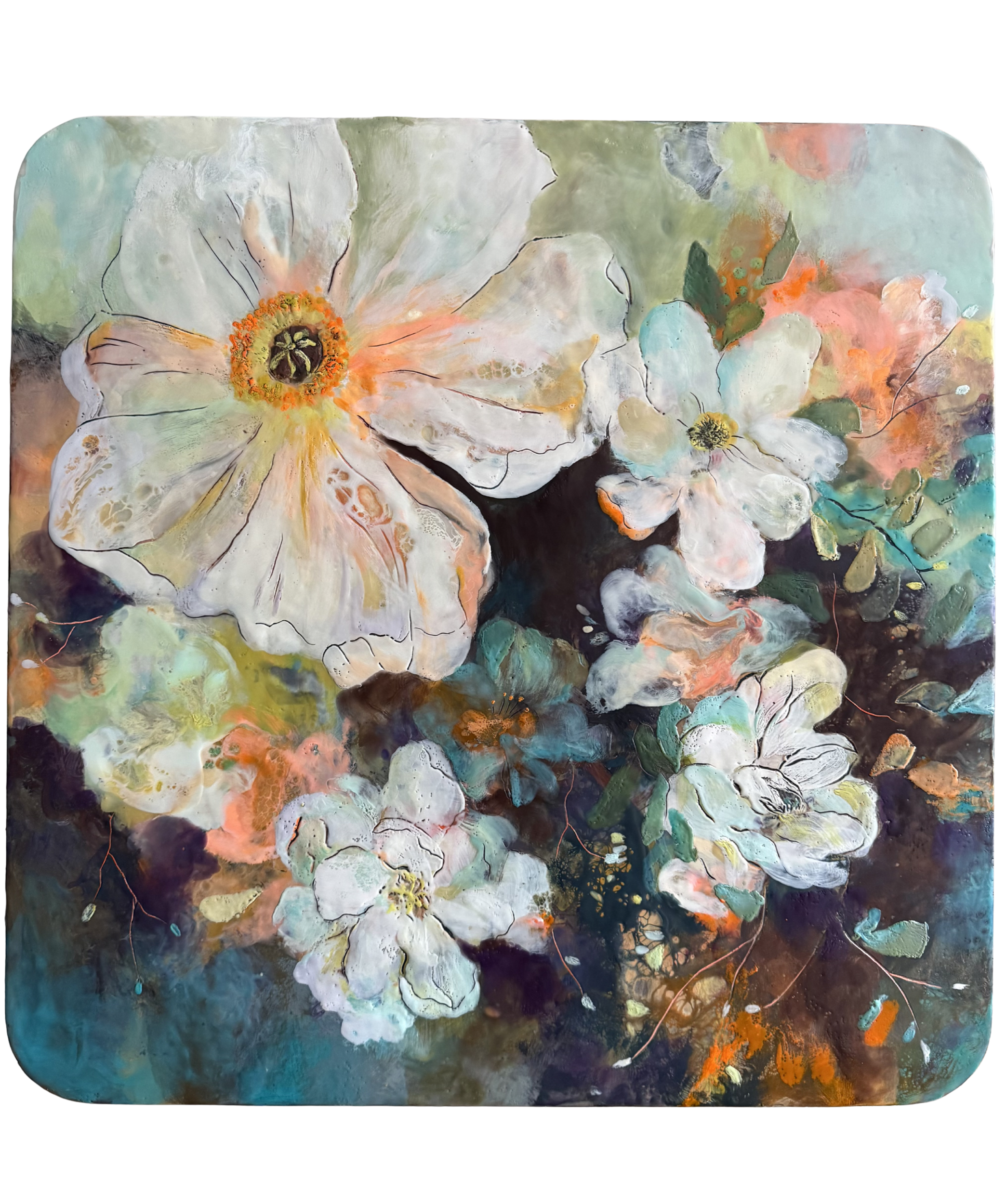 "Ready to Bloom" 23x23 