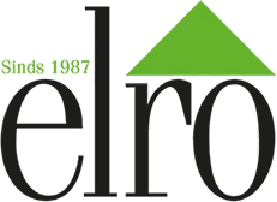 Logo met de tekst 'Sinds 1987' en een groene driehoek erboven