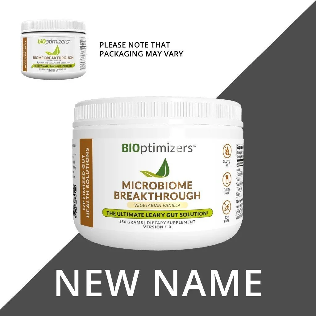 BiOptimizers Microbiome Breakthrough Leaky Gut Supplement Australia