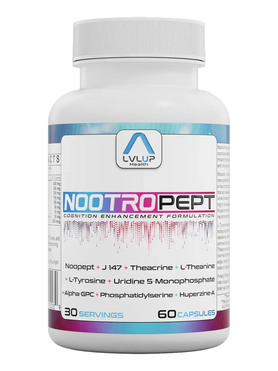 LVLUP Health Australia NootroPept Bottle.webp