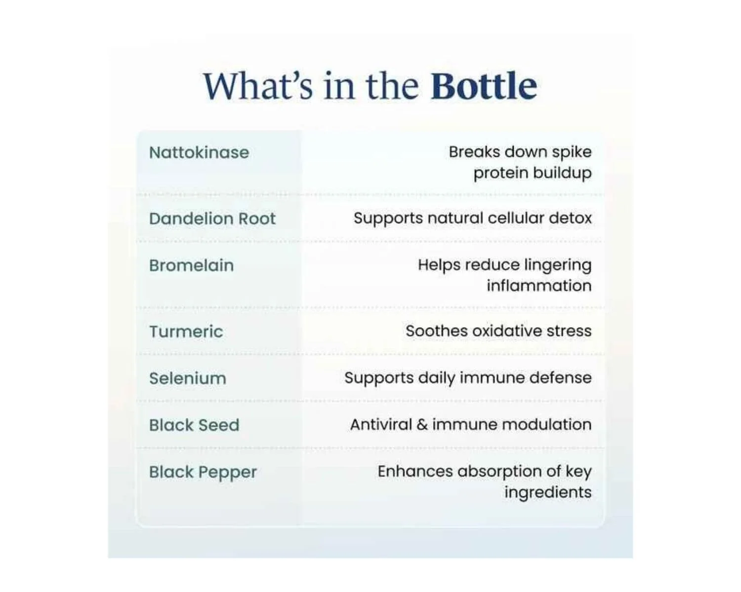 The Wellness Company Ultimate Spike Detox summary ingredients