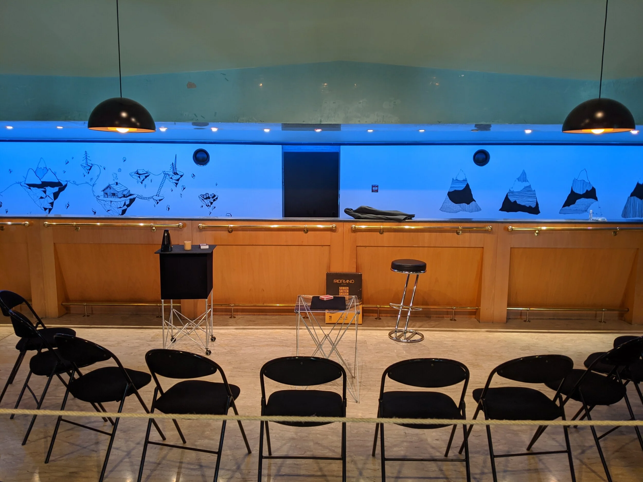 Exemple d’implantation - Hall du Dôme Théâtre, Albertville.