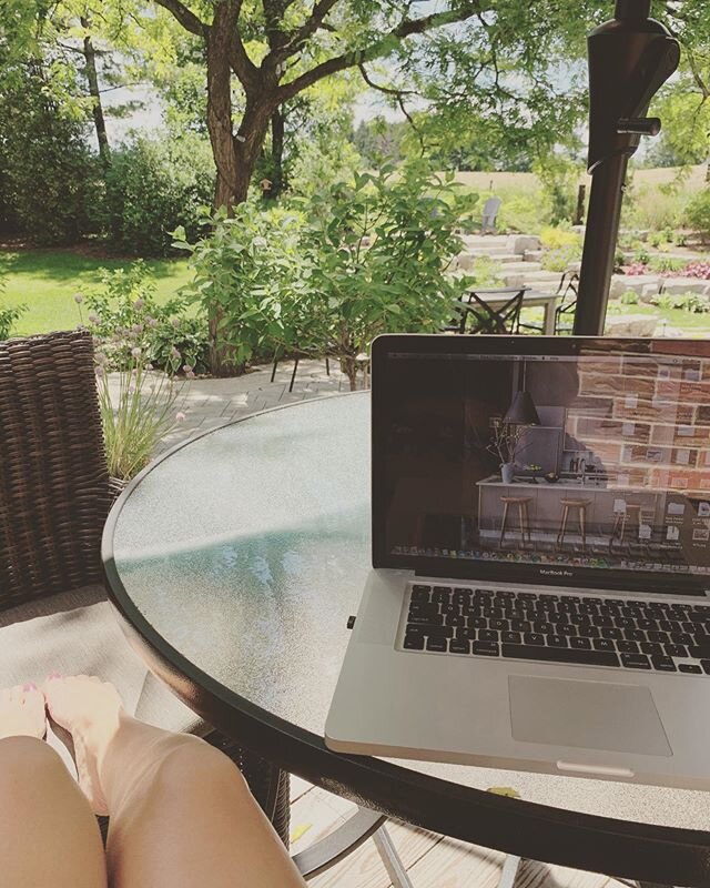 Today&rsquo;s office views. 💻😎 We are now offering complimentary consultations for a limited time. Call to book your 30 minute phone-call or in-person consult today! 📞 Don&rsquo;t miss this sweet deal!! #hilsdendesignco #hdc #dreambuildcreate #int