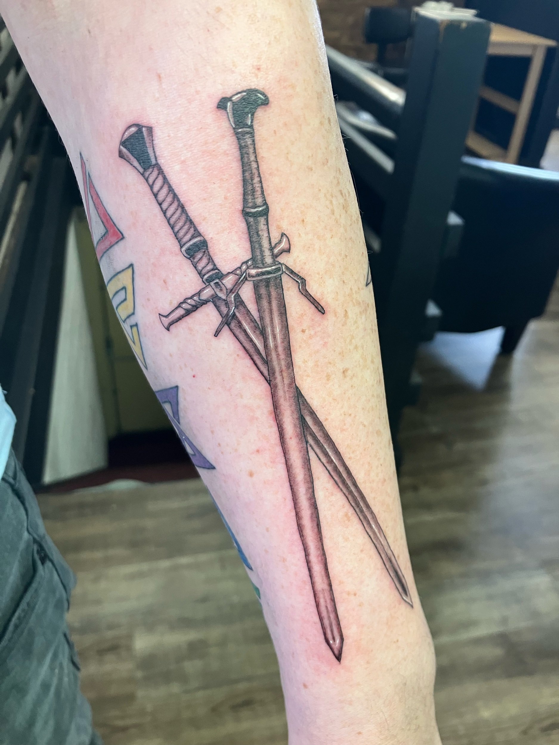 The Witcher swords to start a video  Show Class Tattoo  Facebook