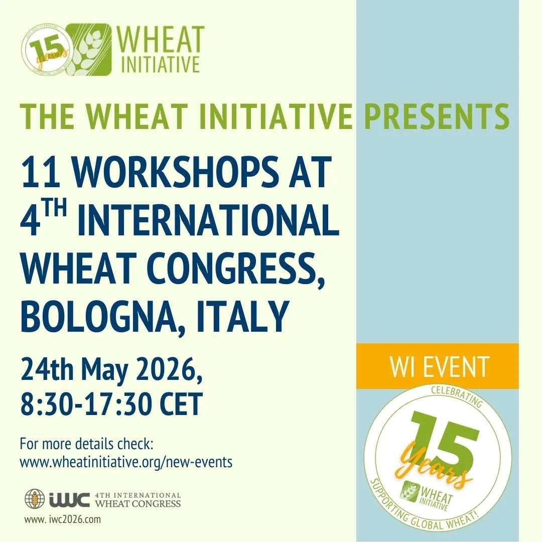 Wheat Initiative Workshops at the 4th International Wheat Congress, Bologna, Italy
