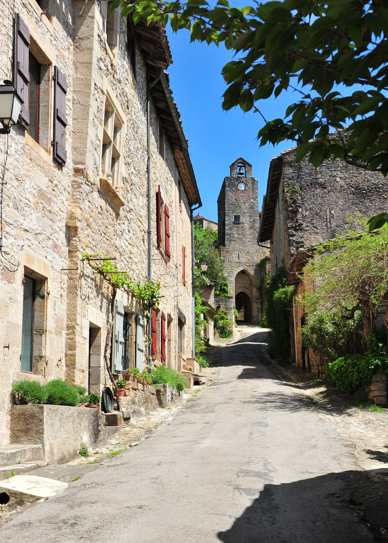 Nearby medieval village of Bruniquel.jpeg
