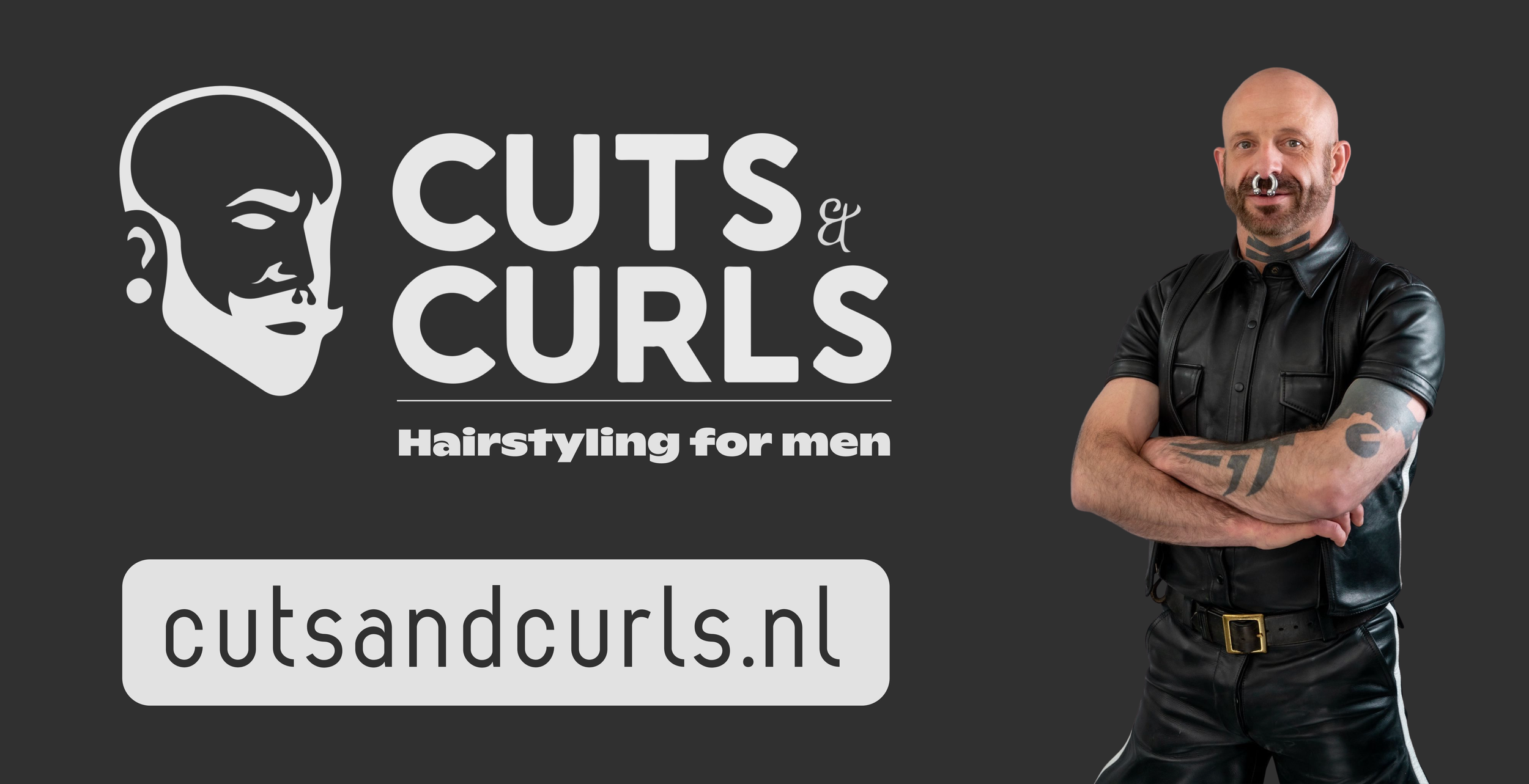 Leatherpride banner Cuts & Curls (113 x 58 cm).png