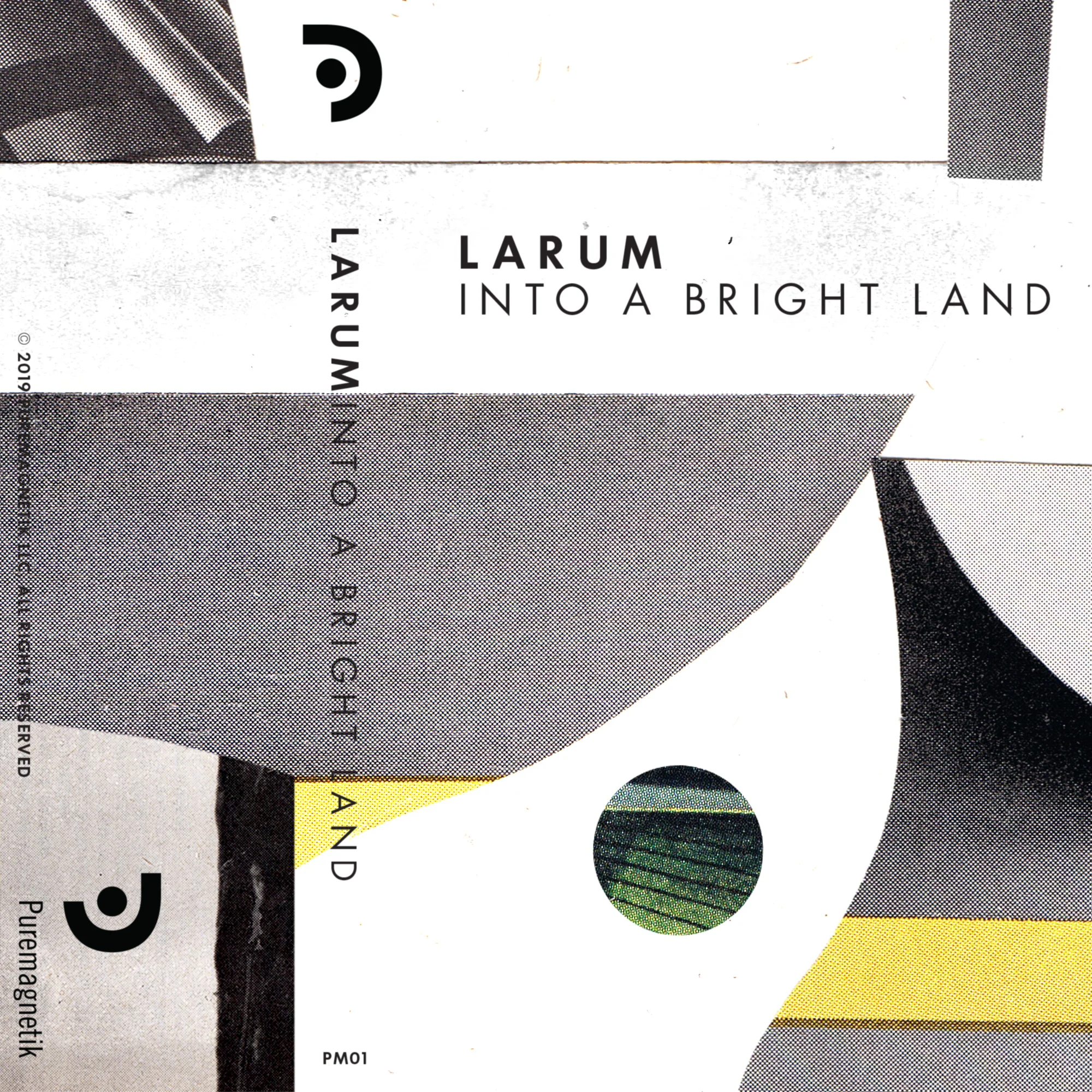 Larum, Into a Bright Land, 2019 Best new ambient on Bandcamp: April 2019 "Into a Bright Land is in turns crystalline and delicate, warm and lush as a thick blanket." -Peter Kirn, Create Digital Music “...many elements appear that make evident Frank’s willingness to push his sound into unexpected places. For me, that makes Into a Bright Land all the more profound an experience." -Ari Delaney, Bandcamp Into a Bright Land tells a story of California's natural places, through field recordings, immense synthetic textures and acousmatic sounds. The album was born from acoustic ecology studies by Puremagnetik sound designer Micah Frank; captured on the shores of Point Reyes to mountains in Big Sur and ancient forests of Yosemite. It was later assembled in the studio and augmented with algorithmic programming in Csound. The result is a journey through landscapes possibly visited by the likes of Boards Of Canada, Susumu Yakota or GAS. It continues these musical conversations and establishes a solid foundation for the launch of the Puremagnetik label; which has plans for a packed release schedule this year. Credits Released March 21, 2019 Produced and recorded by Micah Frank Field recordings from Big Sur State Park, Yosemite National Park and Sequoia National Park Artwork by John Whitlock Mastered by Taylor Deupree at 12k