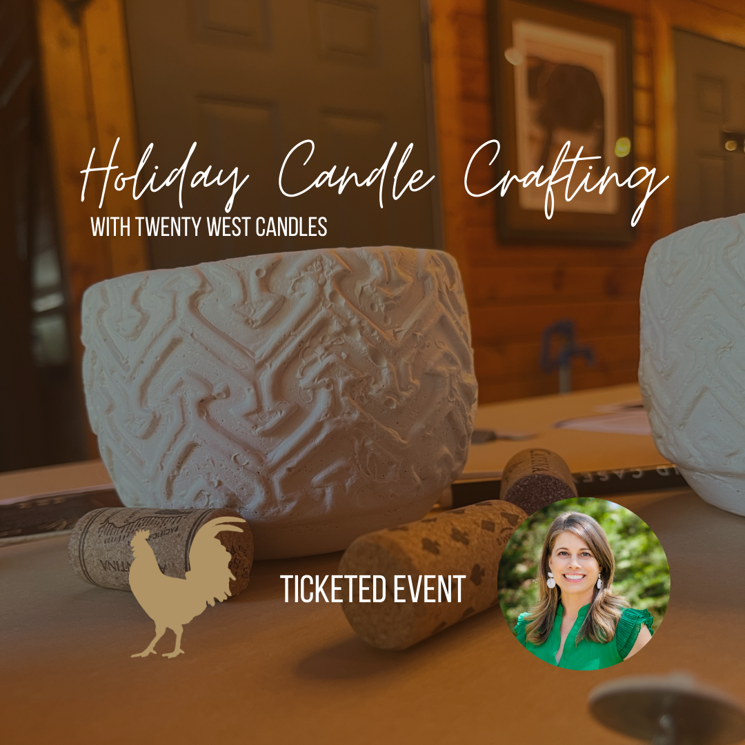 Ticketed Event - Holiday Candle Crafting Night with Twenty West Candles 