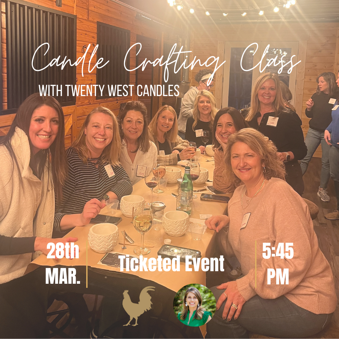 Candle Crafting with Twenty West Candles - Ticketed Event 