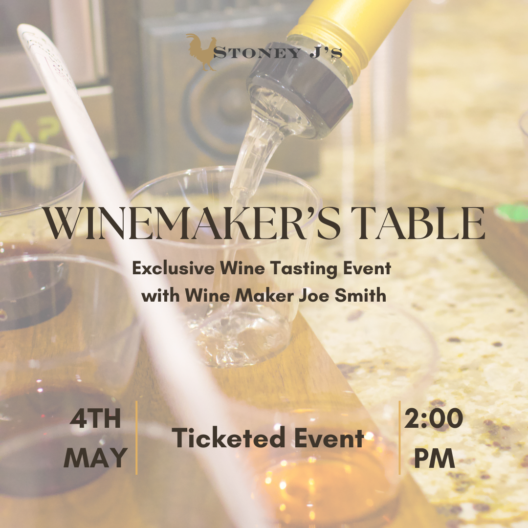 Ticketed Event - Winemaker’s Table:   An Exclusive Wine Tasting