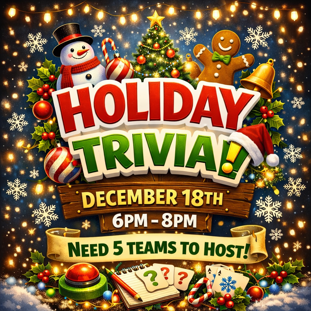 Holiday Trivia Night — Friday, December 11 | 6–8 PM