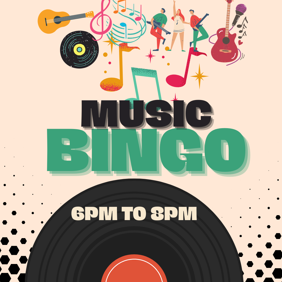 Music Bingo &amp; Happy Hour (4-5) 