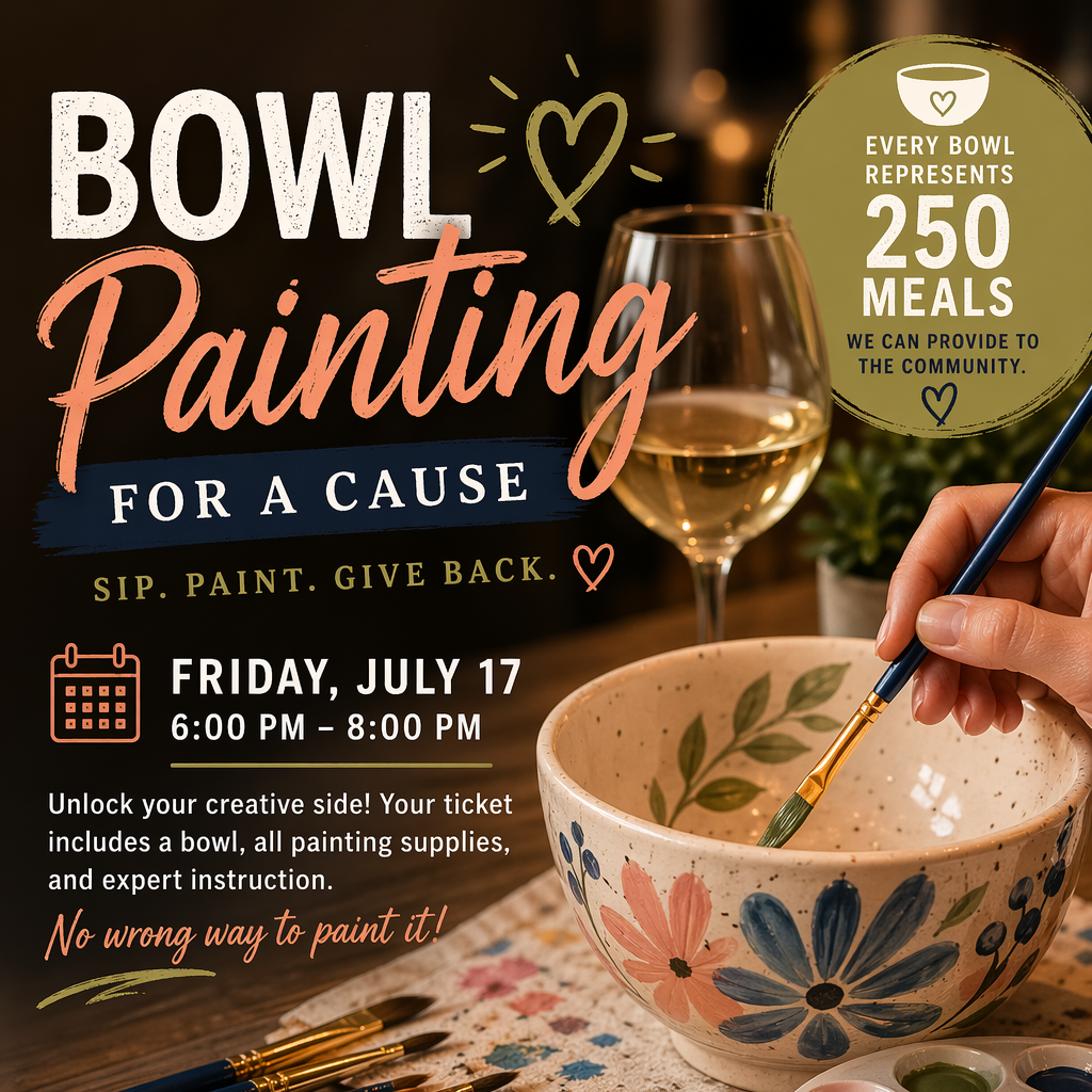 Bowl Painting Experience (6-8pm) + Live Music - Noah Gonzalez (5-8pm)