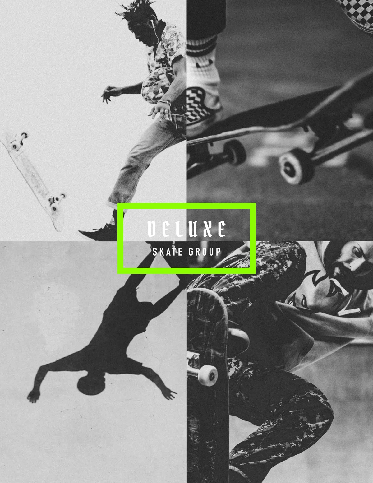 Deluxe skate group - Project cover layout