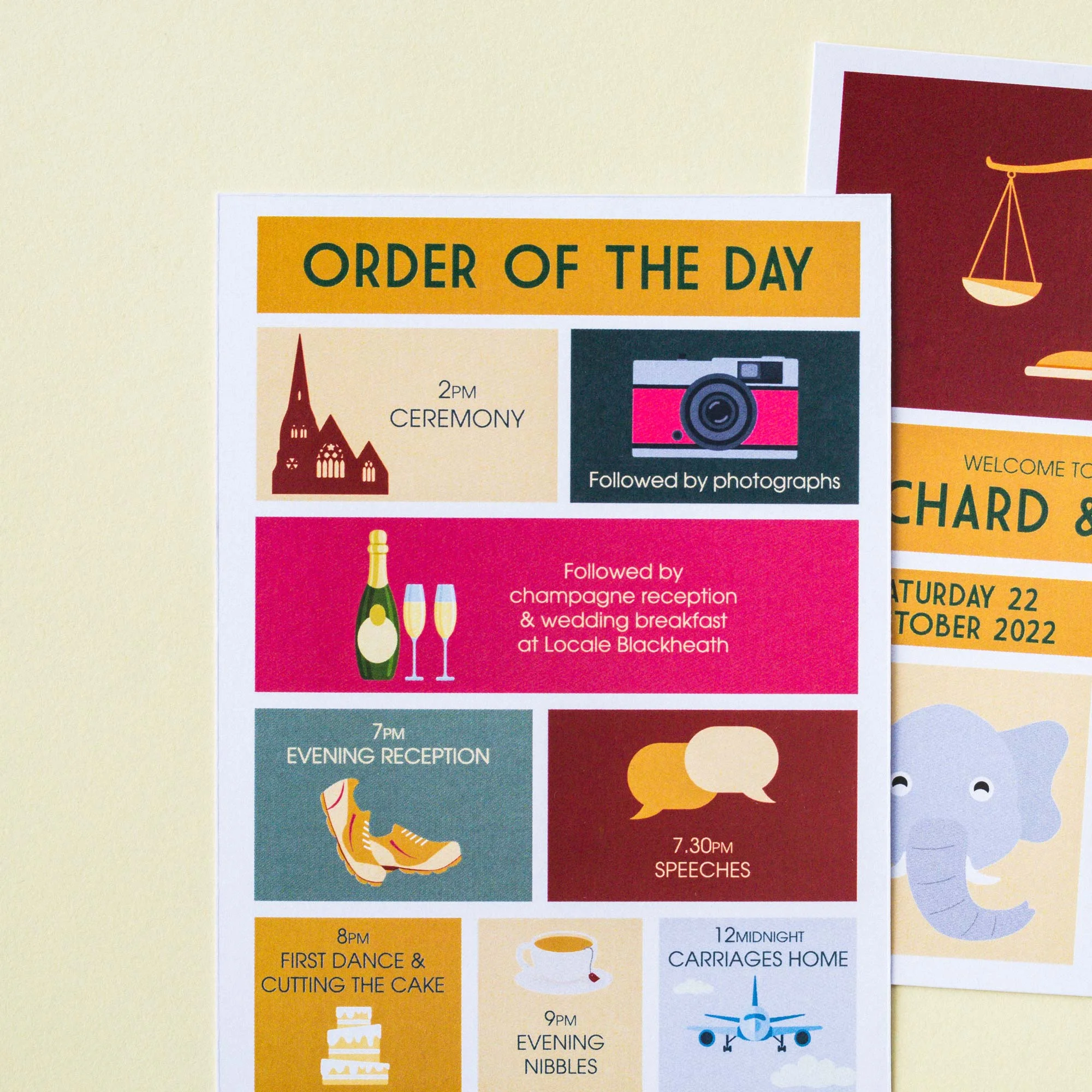 Origami-Fox-favourite-things-wedding-order-of-day-postcard-close.jpg