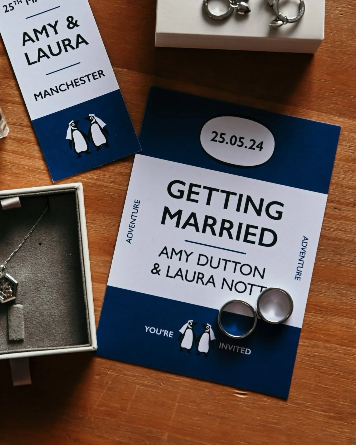 Your love story, reimagined as a classic paperback.

Choose your cover colour. 
Choose your &ldquo;title&rdquo; (aka your names).
I do the rest.

This is my most-loved range for a reason &ndash; it&rsquo;s always personal to you, it&rsquo;s a little 