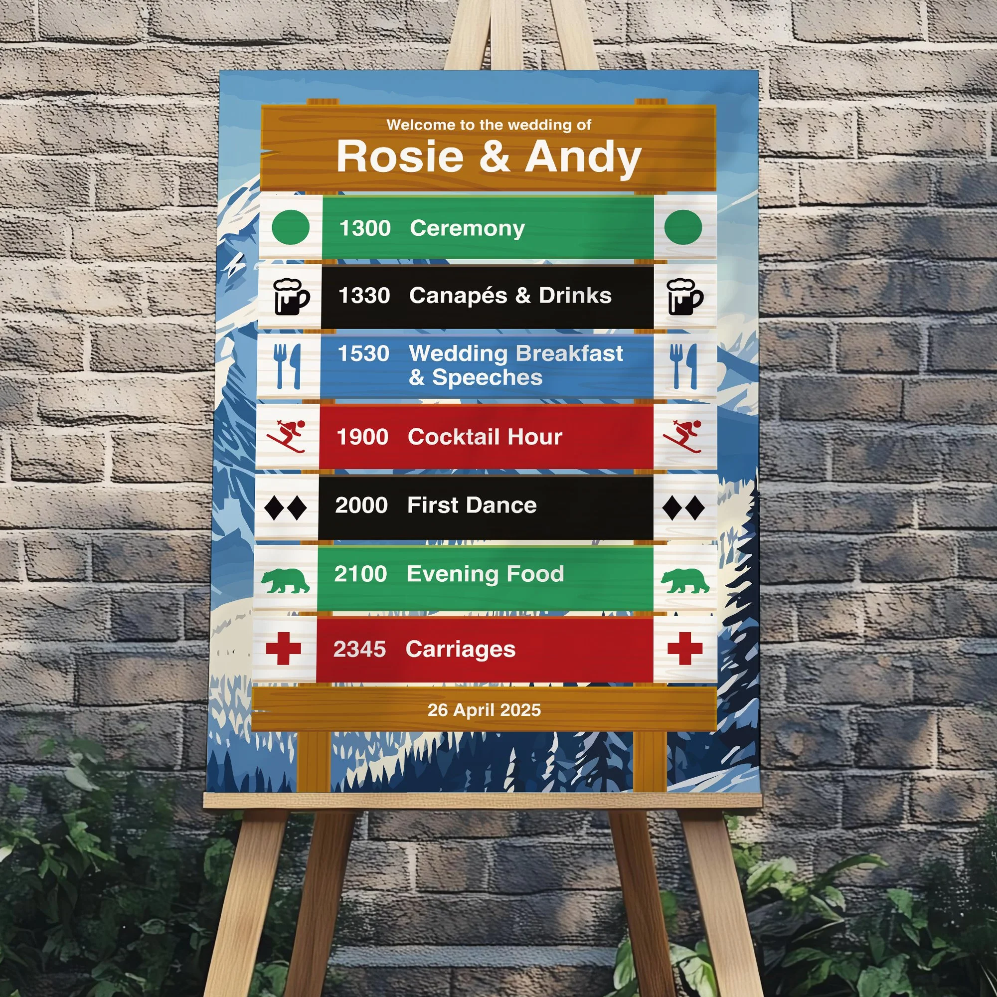 Origami-Fox-Wedding-Stationery-Ski-Route-Sign-Wedding-Order-of-Day-Board-SQUARE.jpg