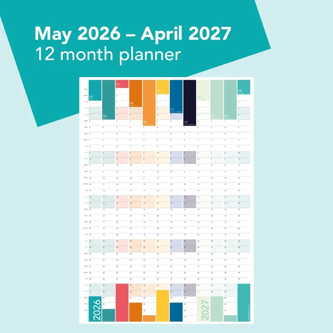 The May Year Wall Planner (Printable)