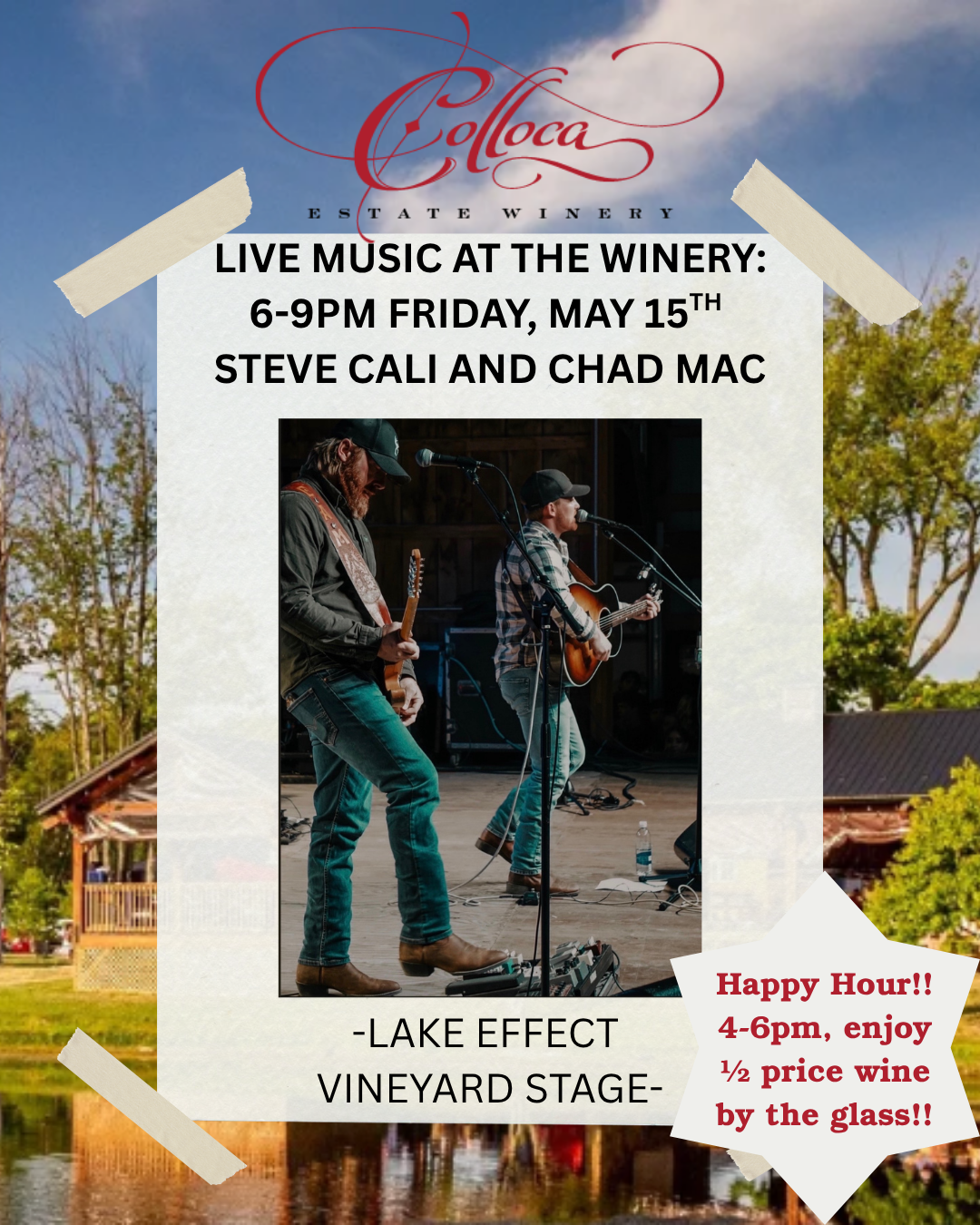 Live Music with Steven Cali and Chad Mac!