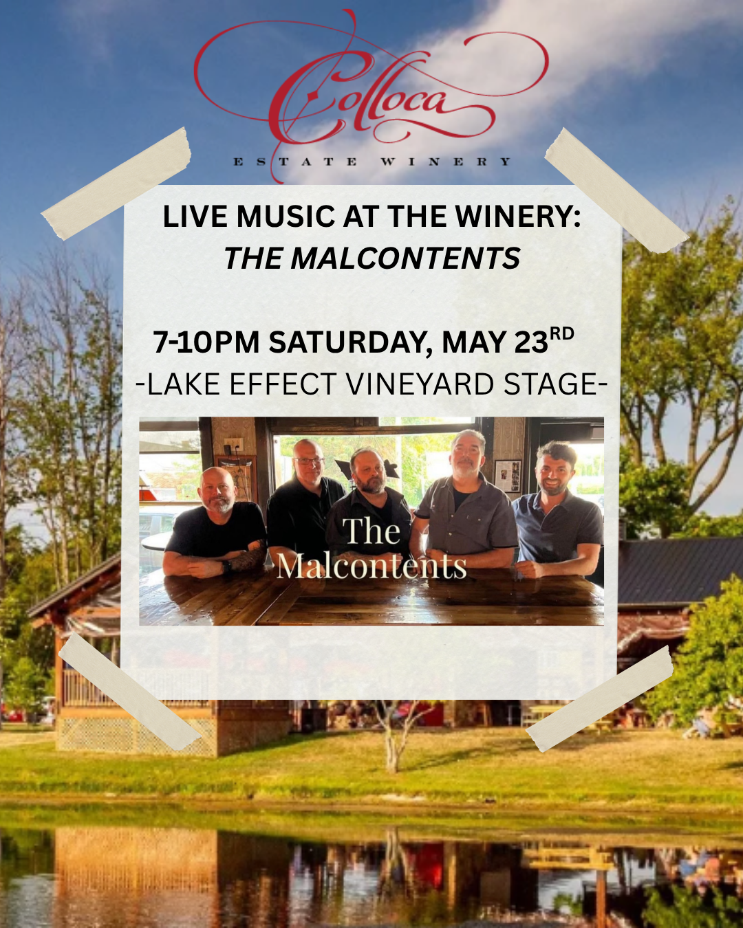 Live Music with The Malcontents at the Winery!