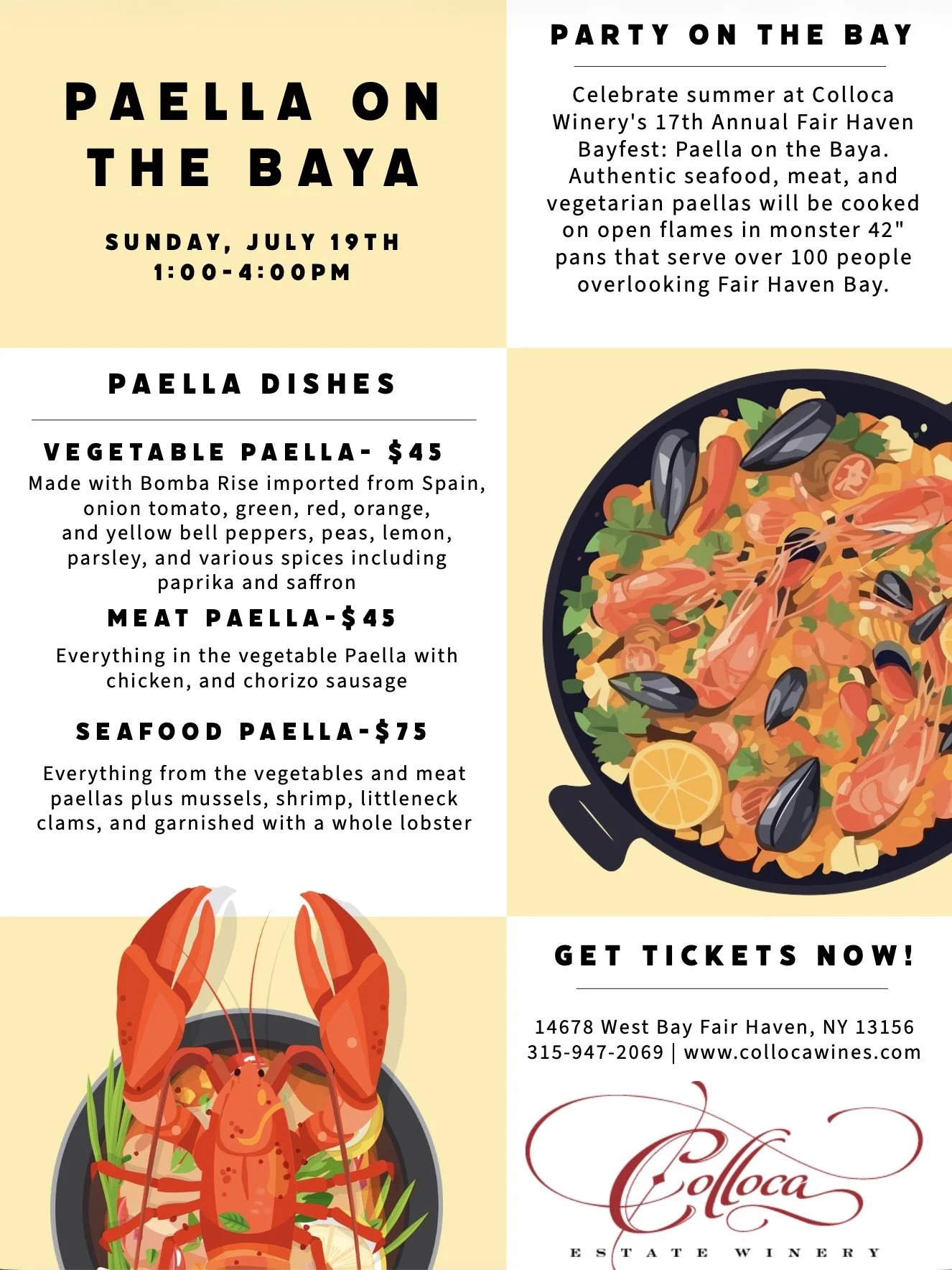 Paella on the Baya!