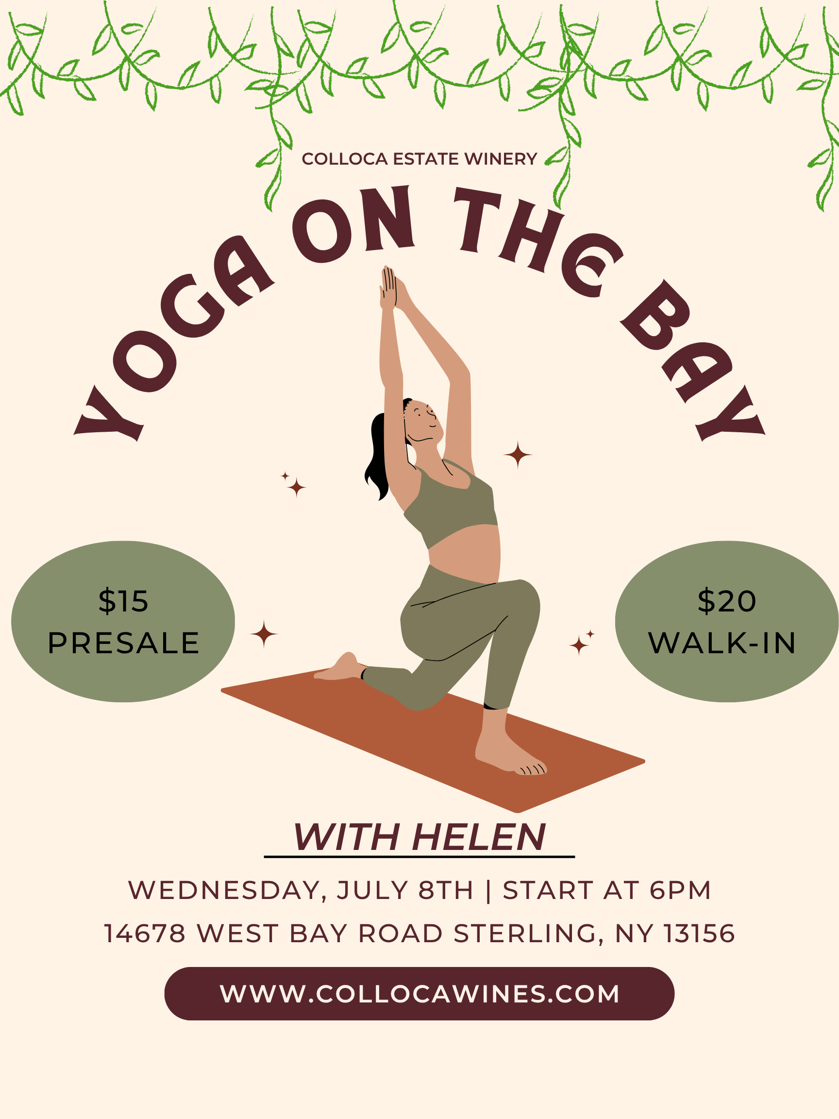 Yoga with Helen on the Bay