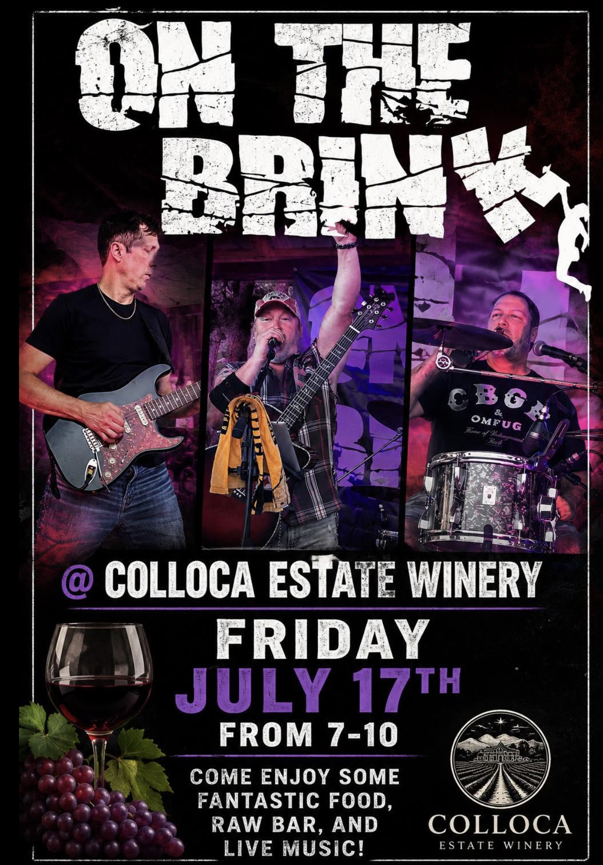 Live music Friday night with On the Brink!