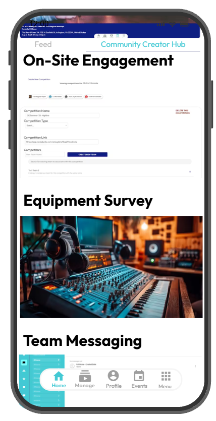 Tools for your team to message each other, request new equipment, and more in one place