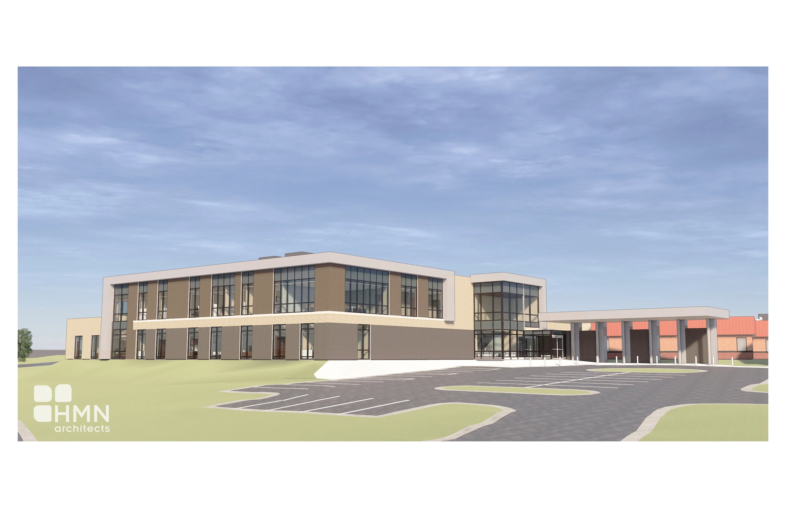 Front view of New Clinic Space - Subject to change.
