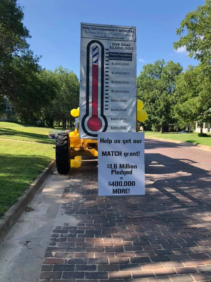 HCH Embrace the Future Campaign Thermometer shows just a sliver left to get to the $1,600,000 challenge grant goal.