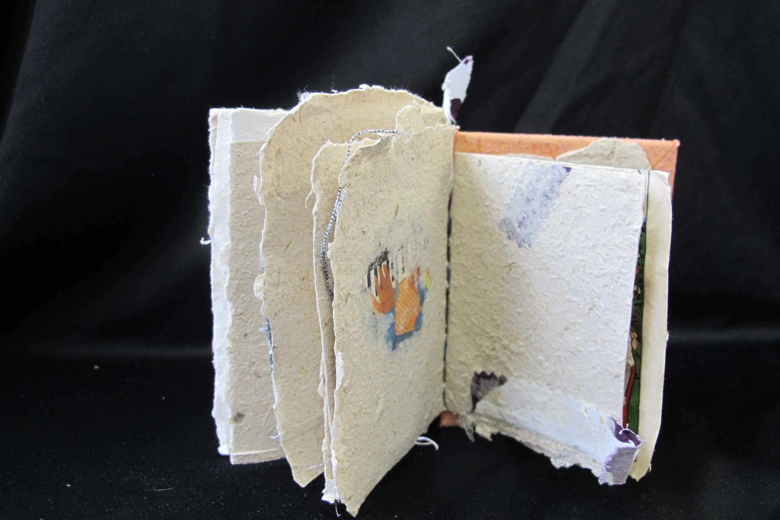   Untitled,  2015 recycled handmade paper, cloth  