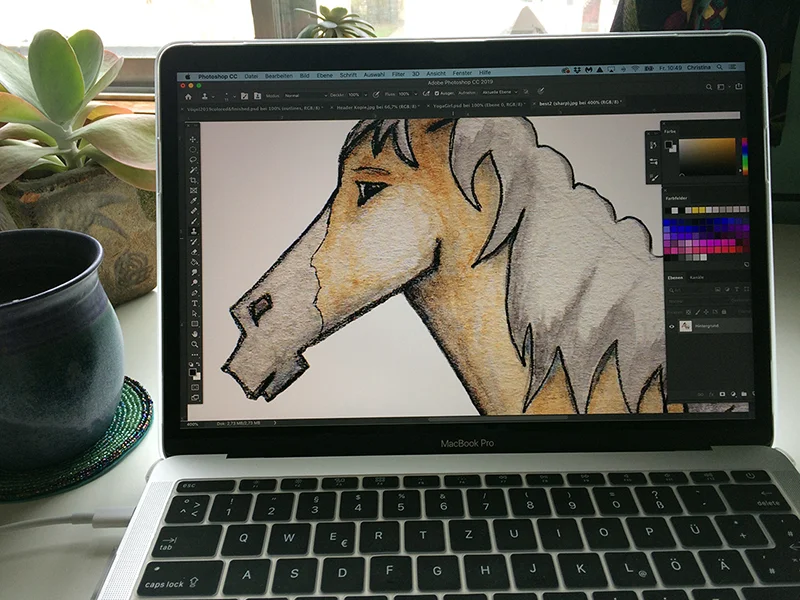Whimsical Horse gets a make over