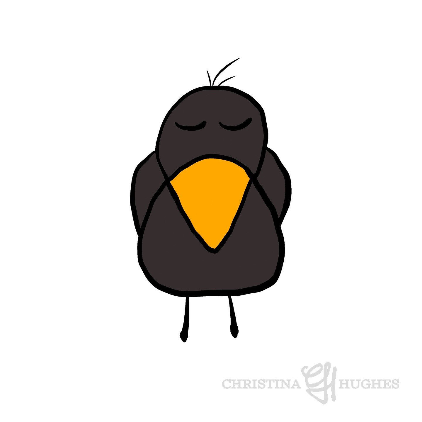A quick bird drawing with simple lines. I enjoy simplistic drawings &ndash; the challenge to use as little as possible and as much as necessary to create a character. ✐➰
◀︎
▲
▶︎
▼
►
▲
#simplelines #minimalistart #blackbird #blackbirdart #picturebooka